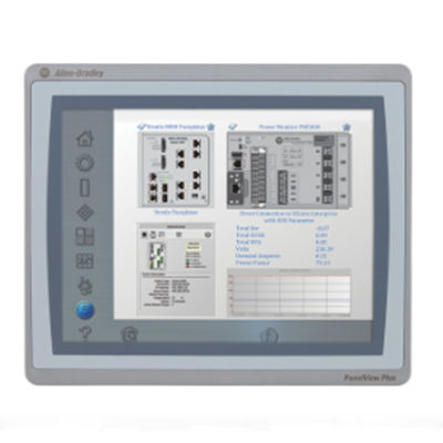 PLC 2711P-T9W21D8S 패널 뷰 표준 - 9&quot;W 터미널 모듈